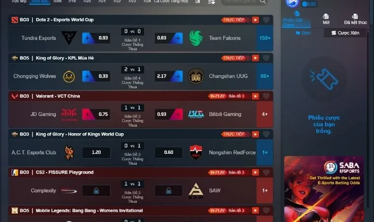 Cách Chơi Thể Thao Điện Tử Tại Sodo6789 Thắng Đậm Mỗi Ngày 2 Giao diện đặt kèo cá cược Thể Thao Điện Tử Tại Sodo6789