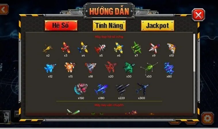 Bí Kíp Chơi Bắn Cá Đại Chiến B52 Tại Sodo6789 Từ Cao Thủ 2 Các thể loại máy bay trong game Bắn Cá Đại Chiến B52 Tại Sodo6789