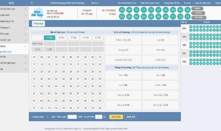 Bật Mí Cách Chơi Game Nhanh Keno Sodo6789 Luôn Thắng 2 Giao diện chơi game nhanh Keno Sodo6789