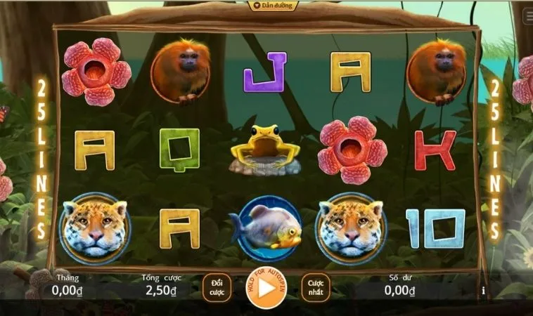 Khám Phá Nổ Hũ Rừng Xanh Sodo6789 Và Cách Săn Thưởng Lớn 2 Giao diện chơi Nổ Hũ Rừng Xanh Sodo6789