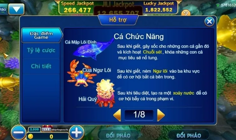 Hướng dẫn chơi Vua Bắn Cá Sodo6789